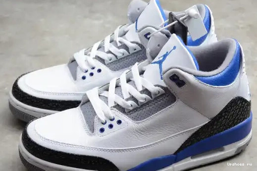 RETRO JORDAN CT8532-145 WHITE CT8532-145 3 BLUE AIR 0510